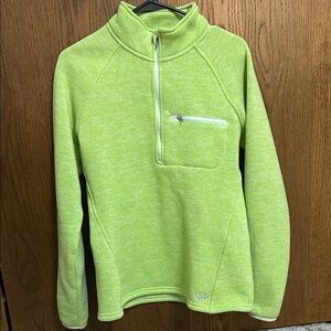 LG Lime Green Fleece Pullover